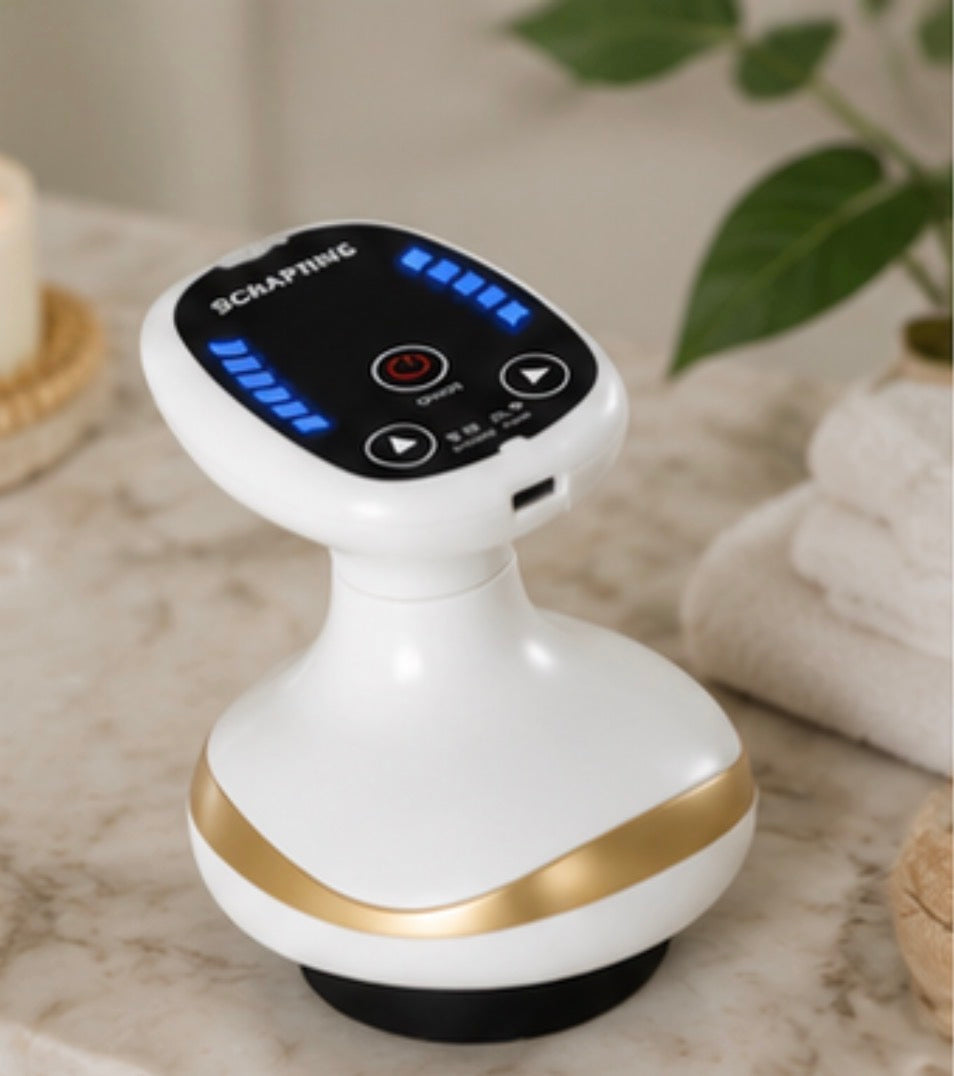 Elektrischer Cellulite Massagegerät mit Wärmefunktion &amp; LED Lichttherapie