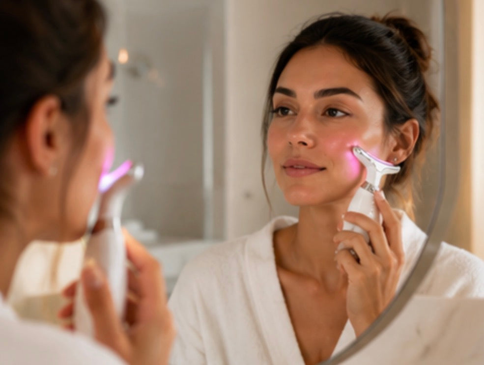 IPL Anti-Aging Beauty Device – LED Gesichtsmassage gegen Falten & Straffe Haut