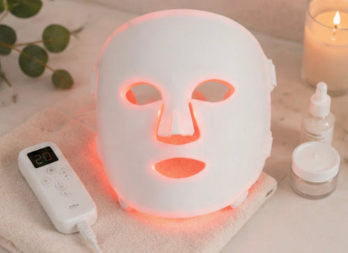 LED Lichttherapie Gesichtsmaske – Anti Aging Hautpflege Maske für Zuhause